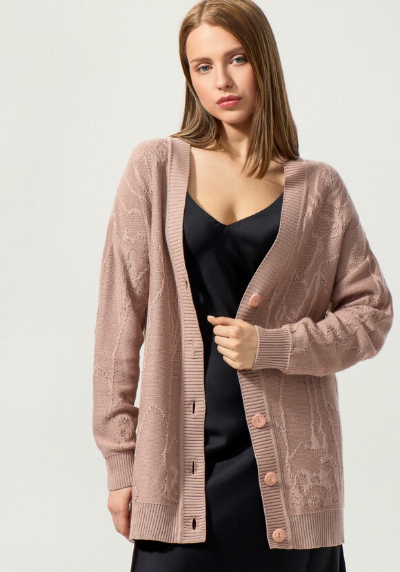 Кардиган удлиненный с абстрактным рисунком шир.  580, рис. 15