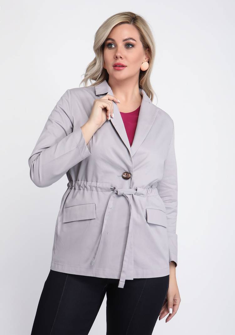 Жакет Стильный кэжуал шир.  750, рис. 9