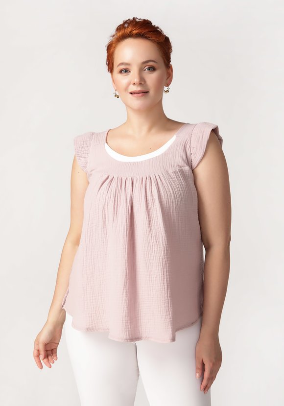 Блуза Бесконечная любовь шир.  580, рис. 10