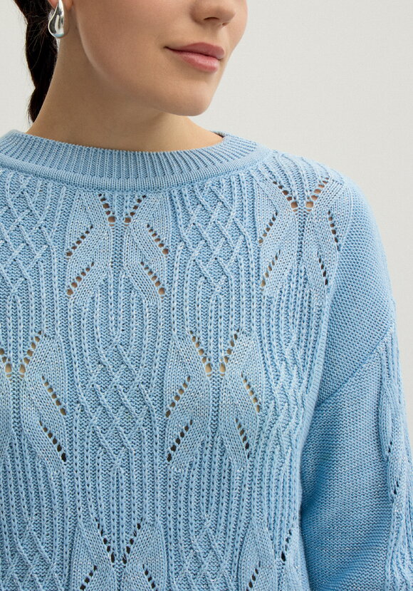 Джемпер ажурный на резинке шир.  580, рис. 29