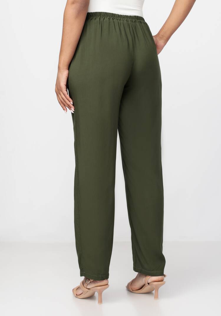 Брюки прямые с резинкой по поясу шир.  750, рис. 8