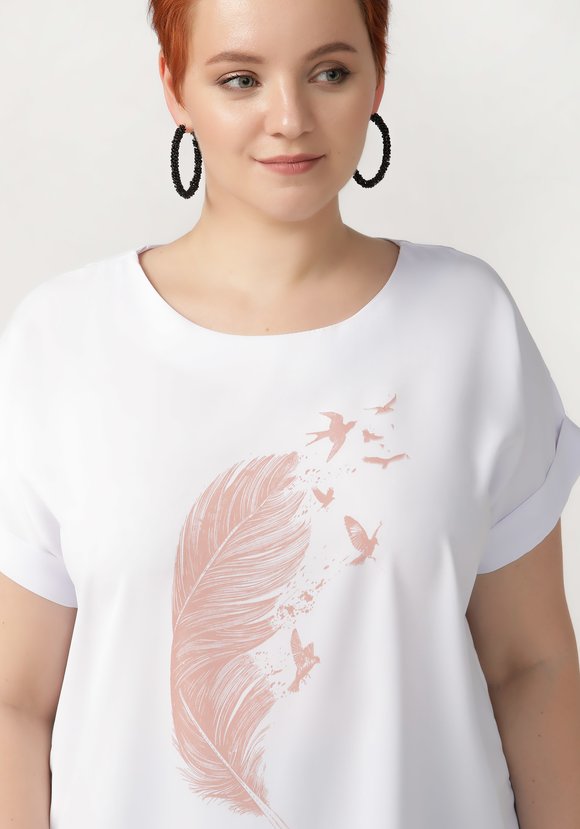 Блуза Ветер перемен шир.  580, рис. 4