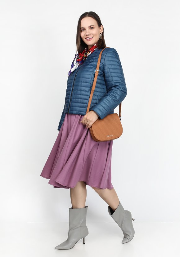 Куртка с карманами и горизонтальной стежкой шир.  580, рис. 19