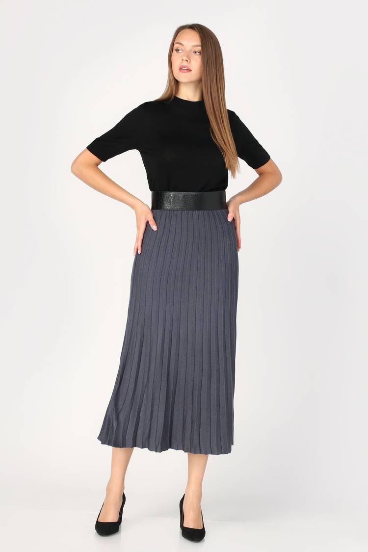 Юбка плиссе ниже колена шир.  750, рис. 11