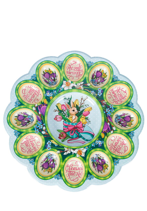 Пасхальные подставки на 12 яиц и кулич, 2 шт. шир.  580, рис. 22