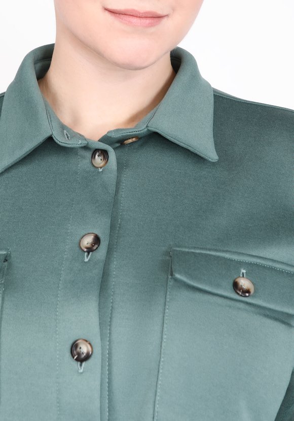 Рубашка удлиненная из футера с начесом шир.  580, рис. 5