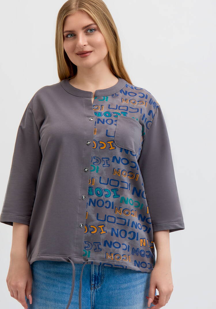 Блуза Настроение шир.  750, рис. 4