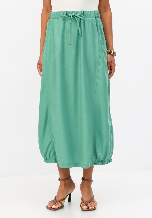 Юбка с эластичной лентой на талии и по низу шир.  580, рис. 4