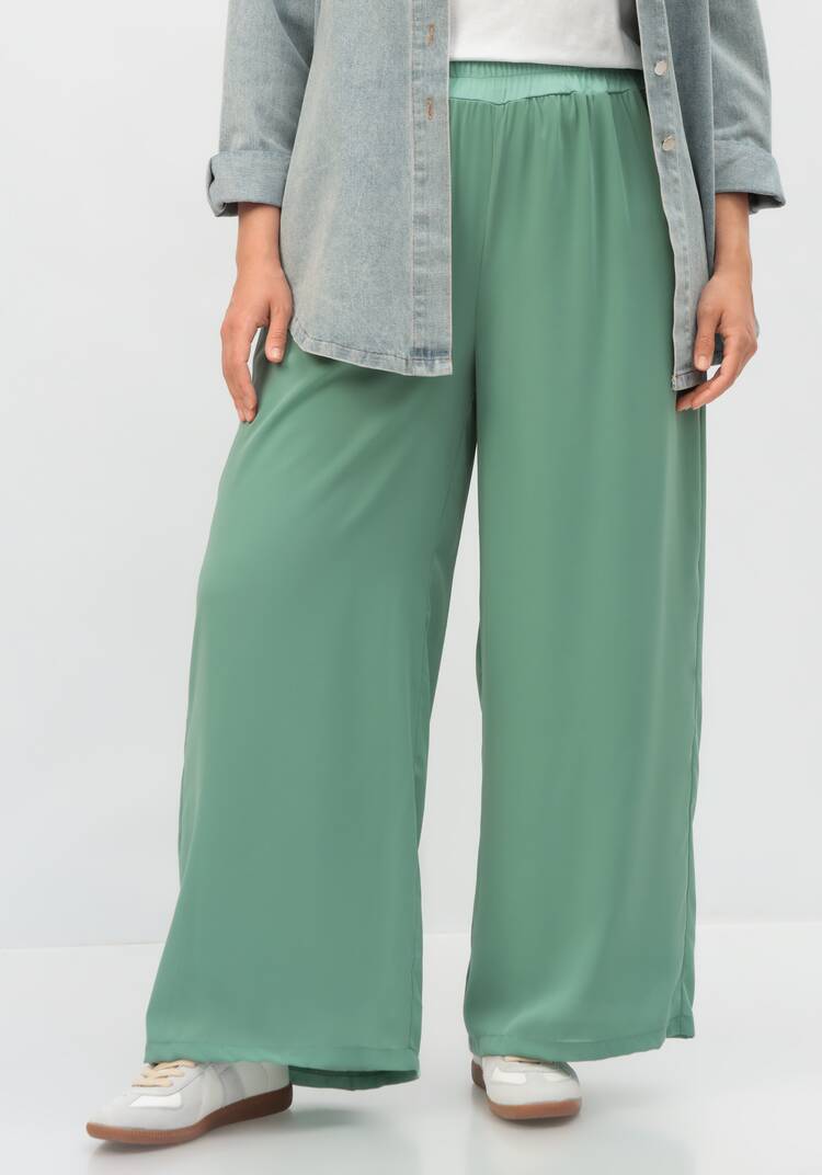 Брюки с резинкой на талии прямые шир.  750, рис. 9