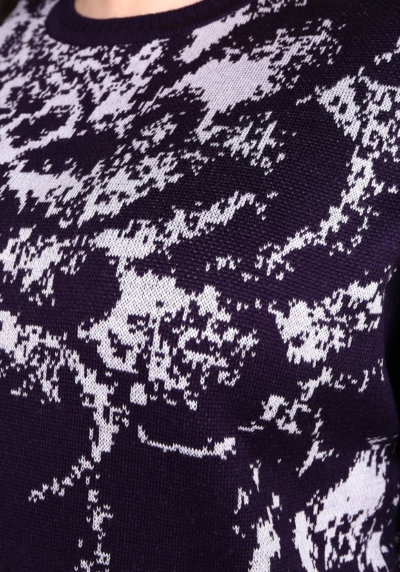 Туника свободного кроя с цветочным орнаментом шир.  580, рис. 8