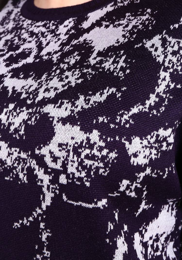 Туника свободного кроя с цветочным орнаментом шир.  750, рис. 8