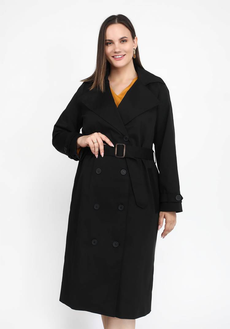 Плащ-тренчкот двубортный шир.  750, рис. 5