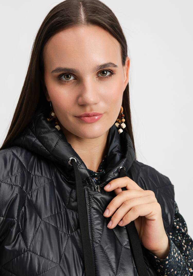 Жилет оверсайз удлинённый с капюшоном шир.  750, рис. 16