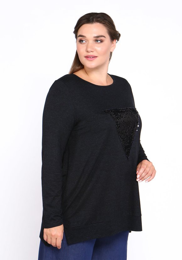 Джемпер Блестящая Искра шир.  580, рис. 8