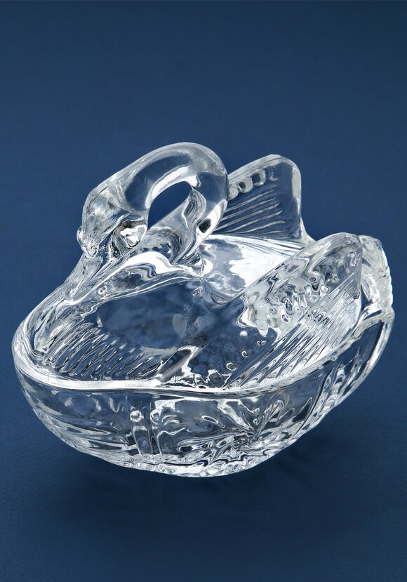 Икорница c крышкой Лебедь шир.  580, рис. 1