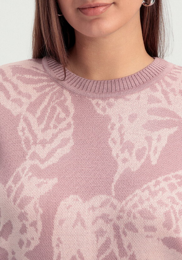 Джемпер с абстрактным цветочным принтом шир.  580, рис. 21