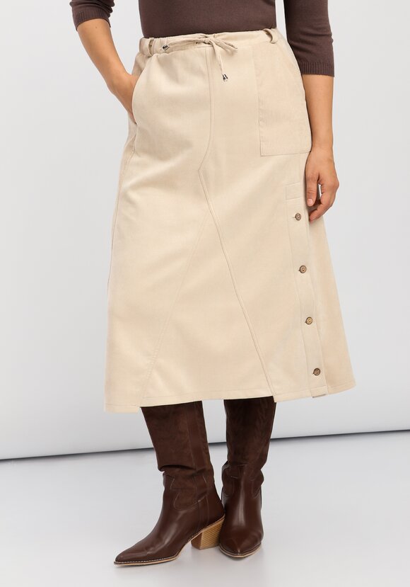 Юбка комбинированная на эластичной ленте шир.  580, рис. 1