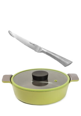 Жаровня из литого алюминия Вулкан + подарок