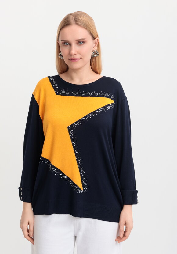 Джемпер Галактика на плечах шир.  580, рис. 25