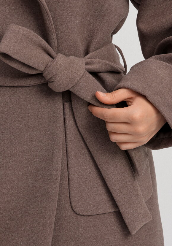 Пальто на подкладе длины миди шир.  580, рис. 17