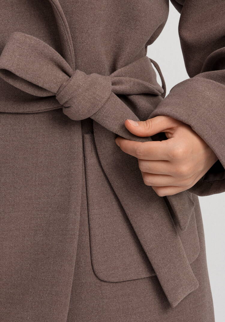 Пальто на подкладе длины миди шир.  750, рис. 17