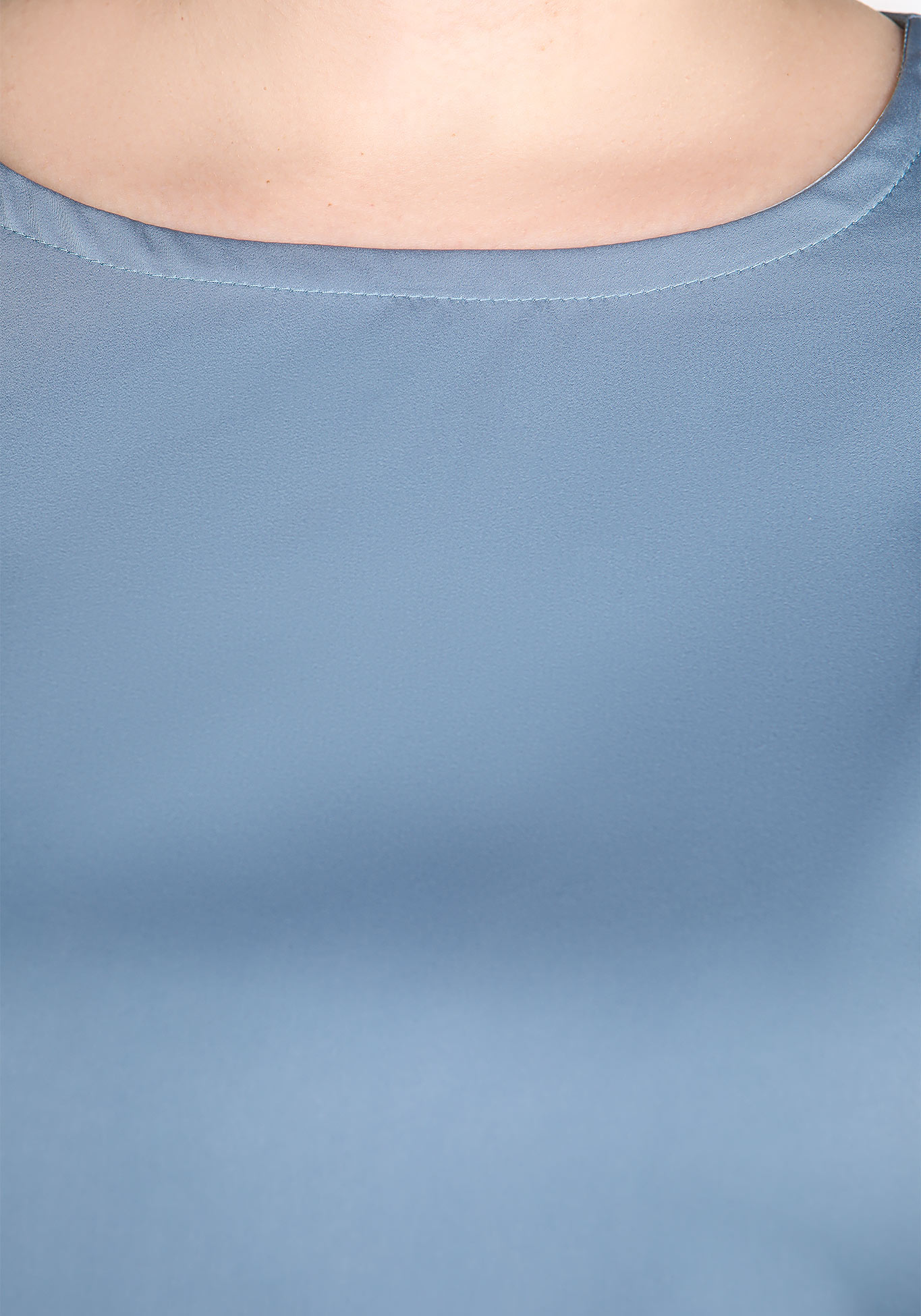 Блуза базовая однотонная Bianka Modeno, размер 52, цвет белый - фото 3