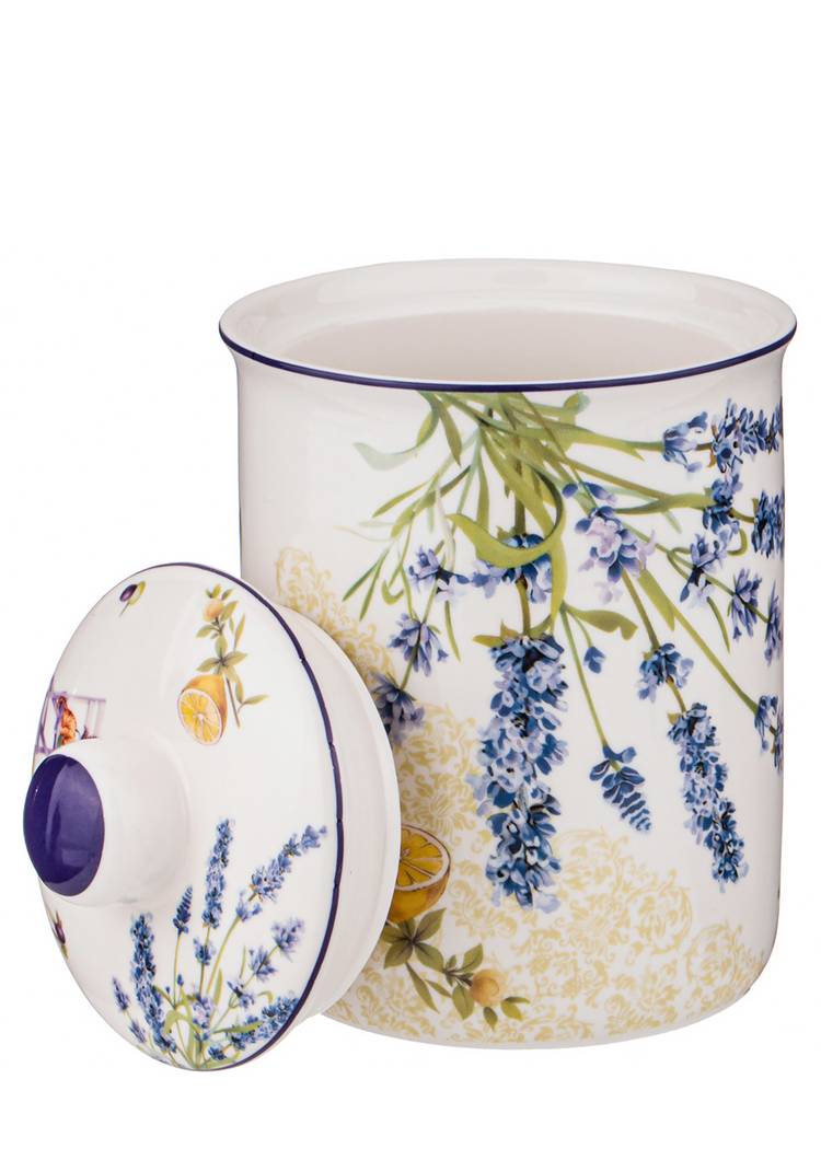 Банка из фарфора с крышкой шир.  750, рис. 6