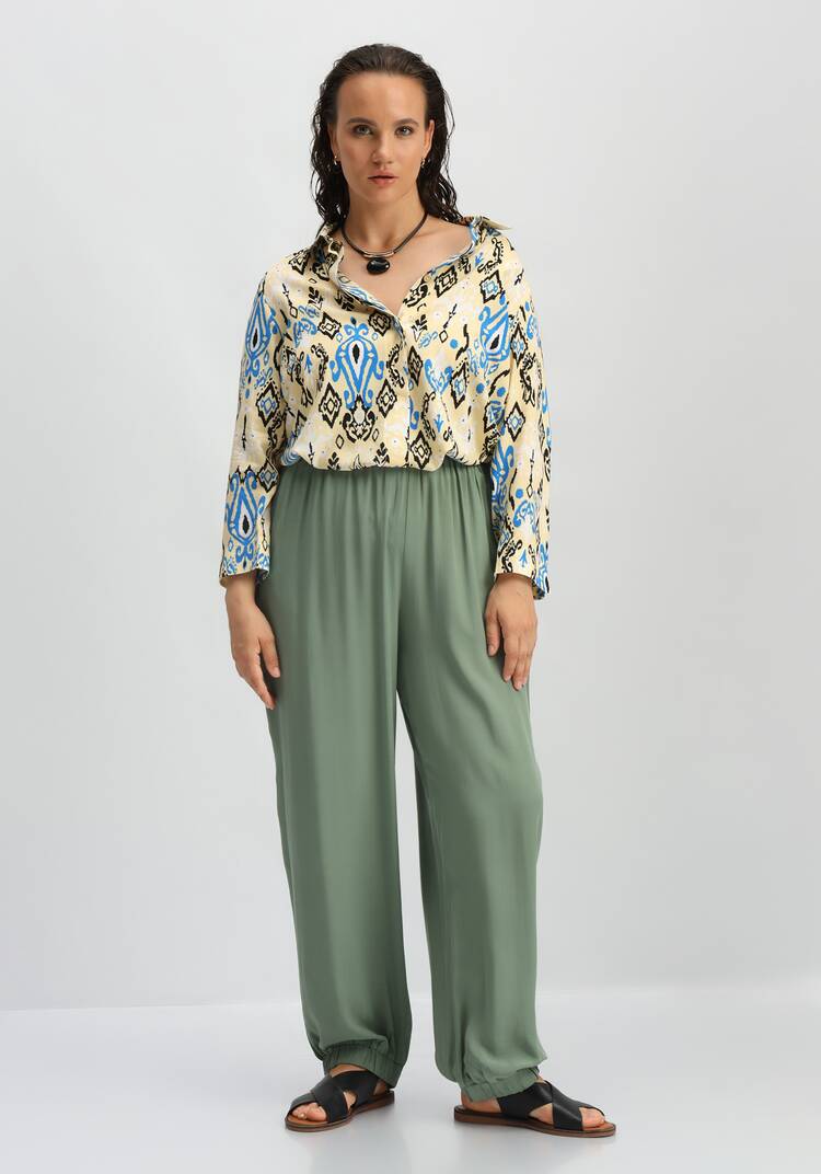 Брюки-шаровары с карманами шир.  750, рис. 10