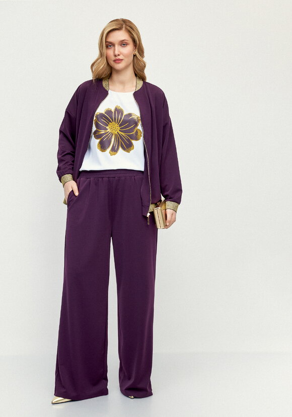 Блуза с принтом с напылением шир.  580, рис. 32