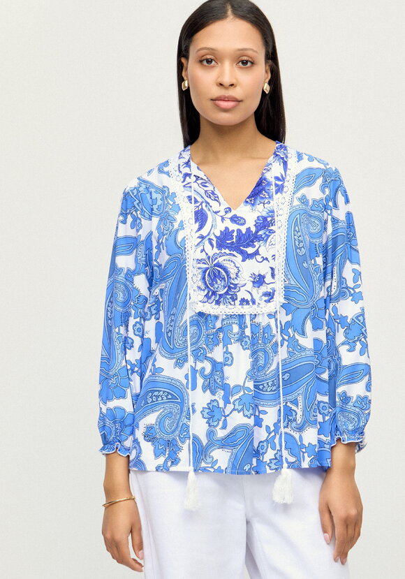 Блуза Весна внутри меня шир.  580, рис. 4