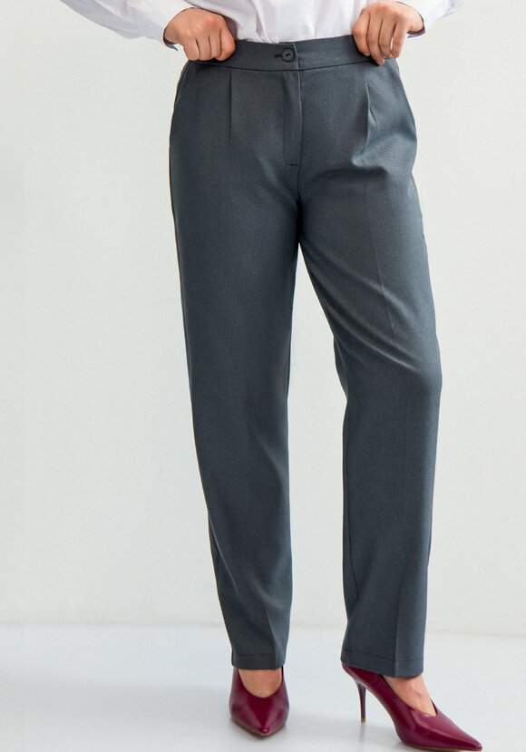 Брюки с защипами прямые шир.  580, рис. 7