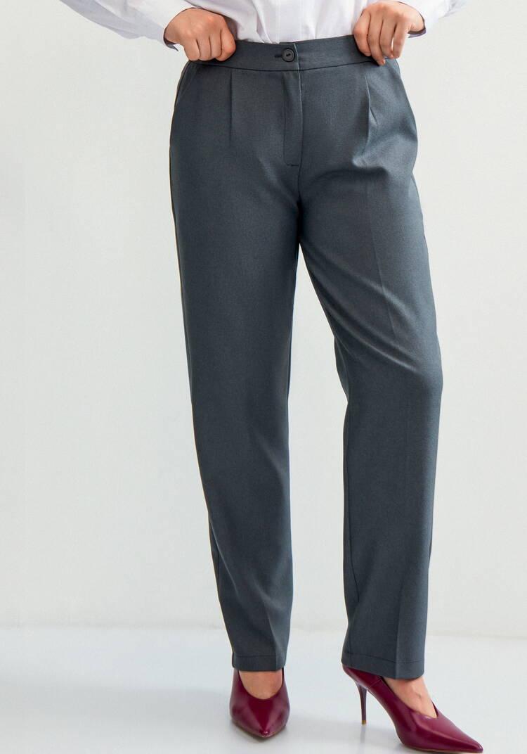 Брюки с защипами прямые шир.  750, рис. 7