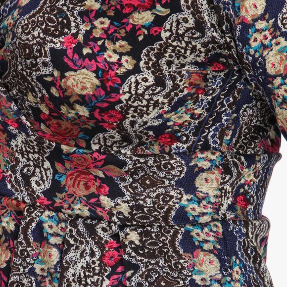 Платье с узорным принтом шир.  580, рис. 7