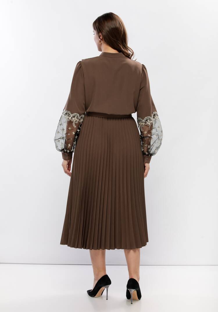 Платье с ажурным кружевом шир.  750, рис. 10