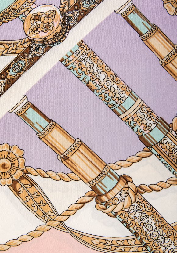 Платок шелковый Лиона шир.  580, рис. 20