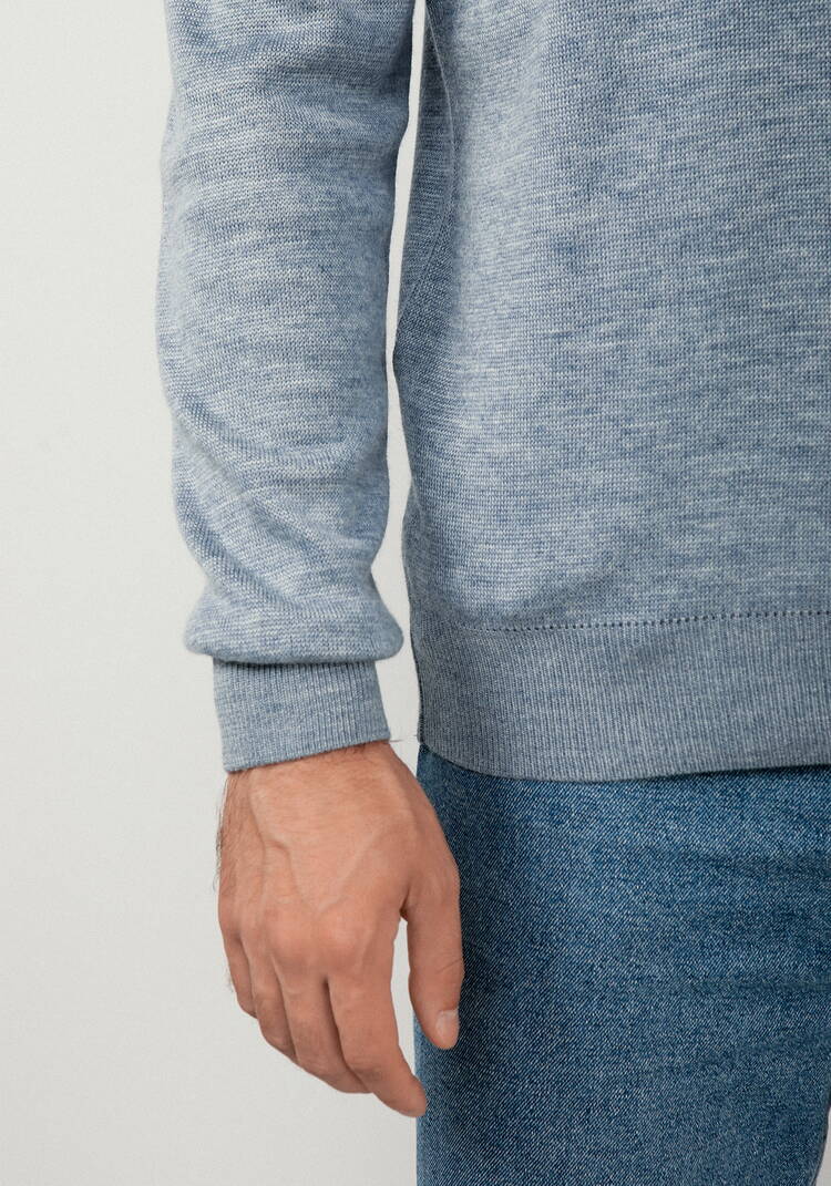 Джемпер-поло на пуговицах шир.  750, рис. 6