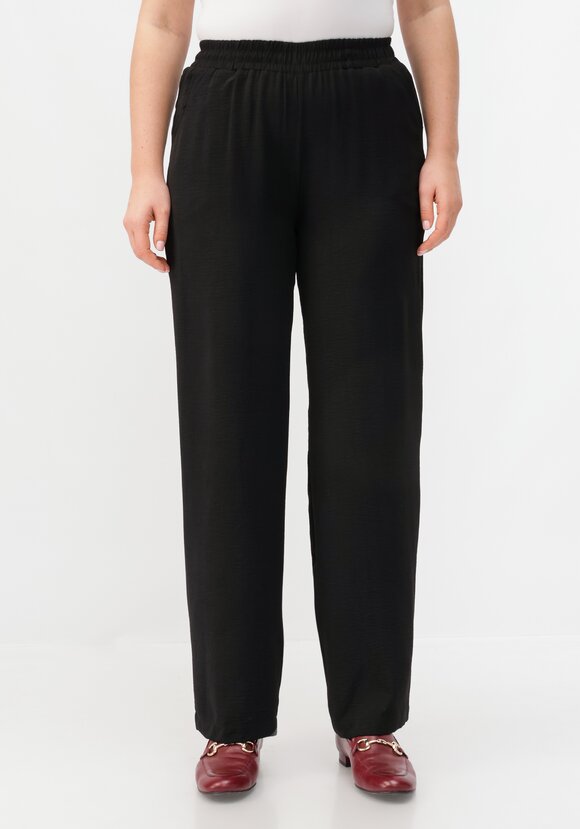 Брюки палаццо на резинке шир.  580, рис. 4