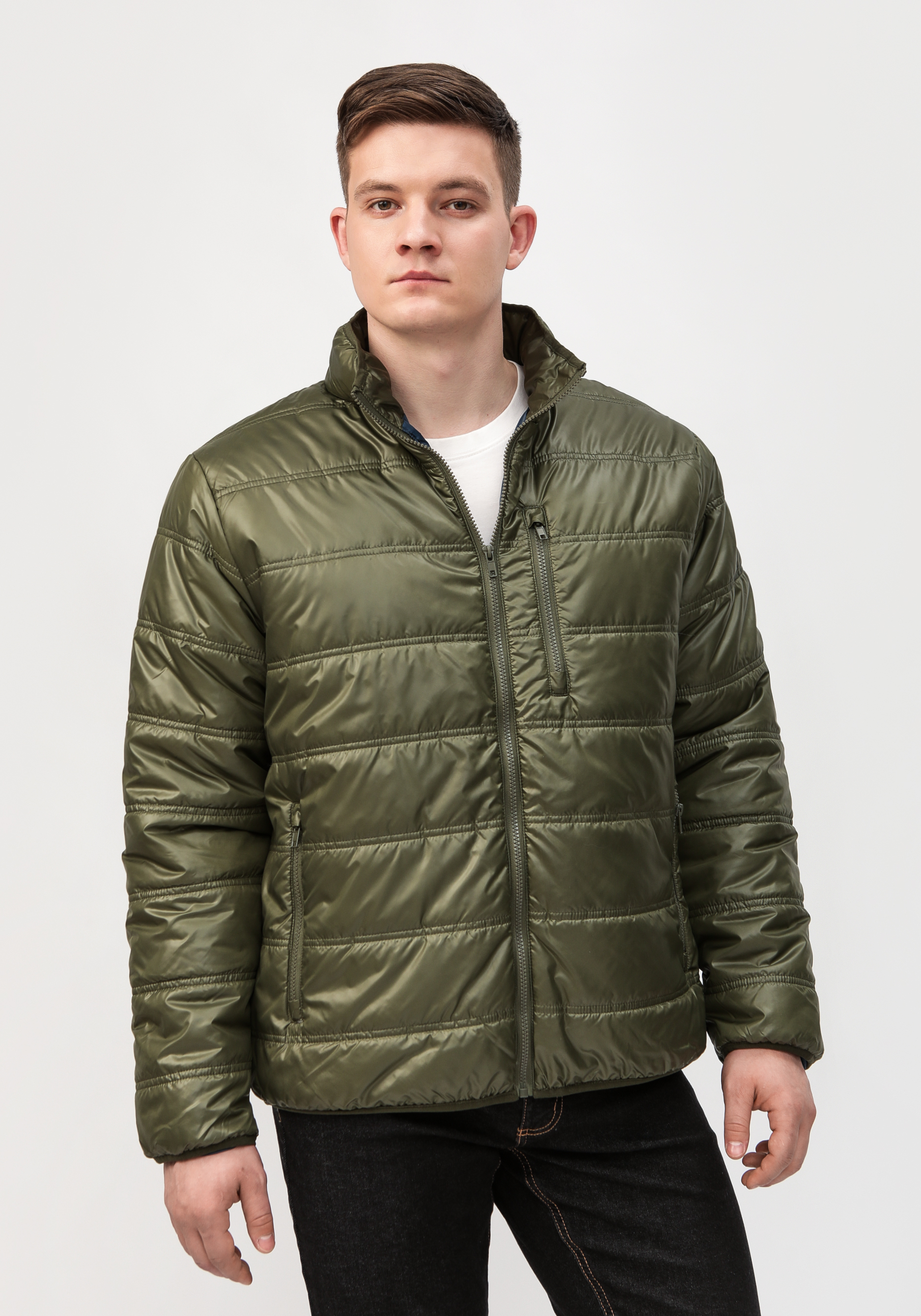 Куртка стеганая "Томас" Atlas for men, цвет зеленый, размер 54-56