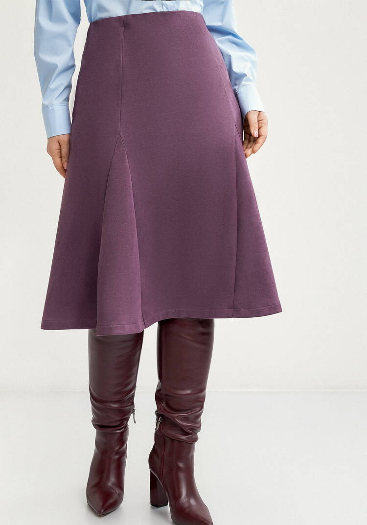 Юбка-годе из эко-замши шир.  750, рис. 9