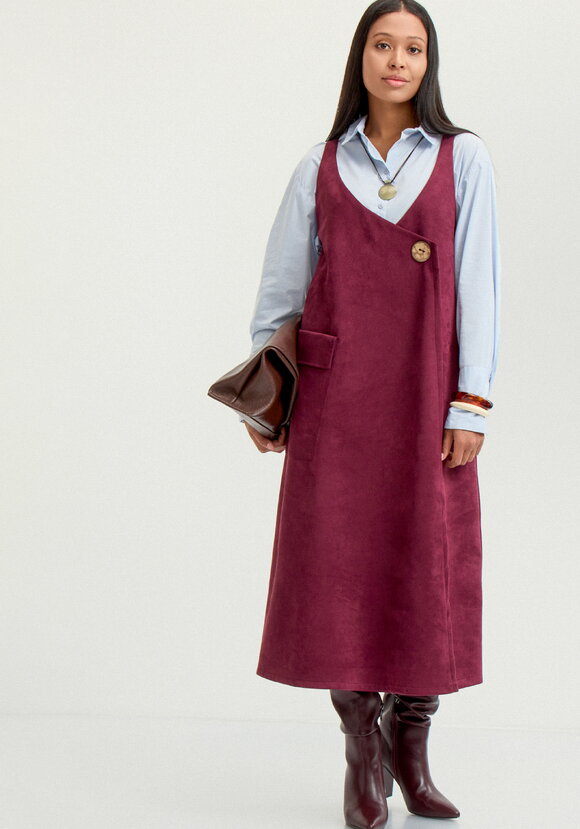 Сарафан с имитацией застёжки шир.  580, рис. 24