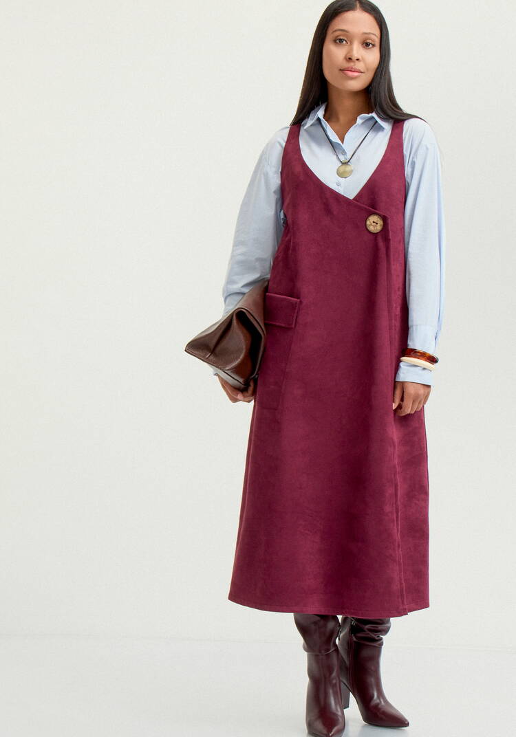 Сарафан с имитацией застёжки шир.  750, рис. 24