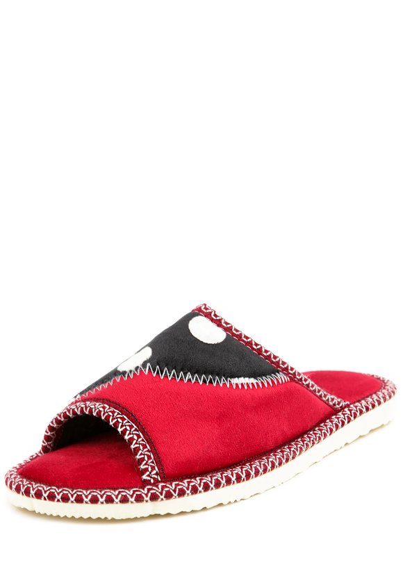 Тапочки женские  Модный горошек шир.  580, рис. 1