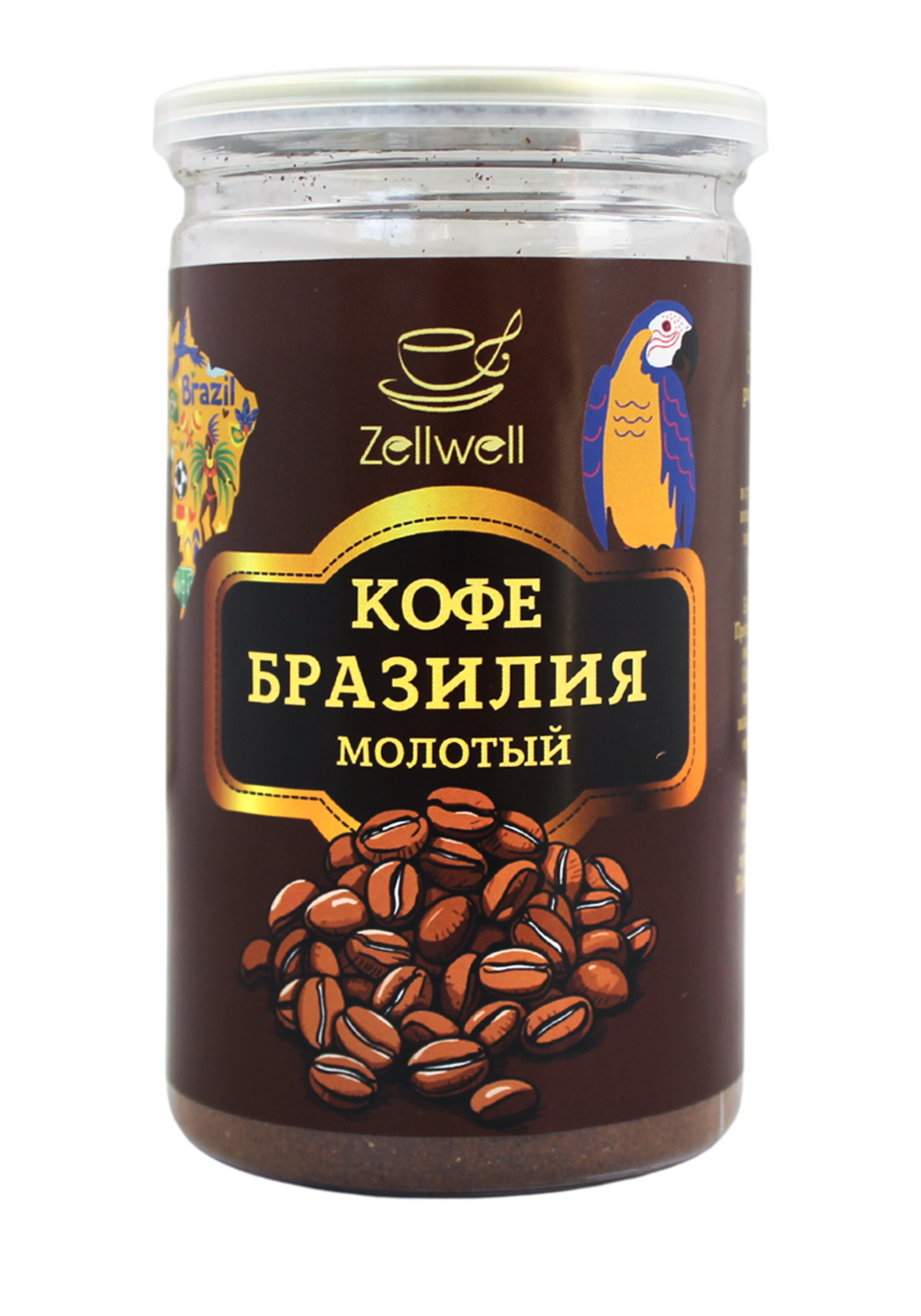 

Кофе молотый Zellwell, Бразилия
