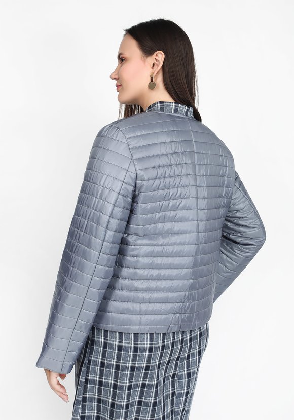 Куртка с карманами и горизонтальной стежкой шир.  580, рис. 14