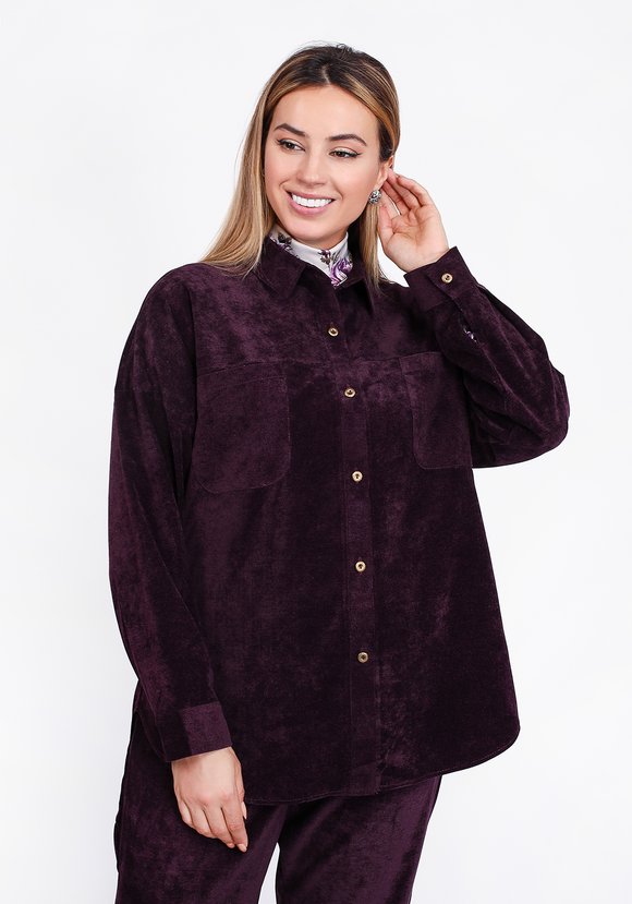 Рубашка Харизматичный образ шир.  580, рис. 9