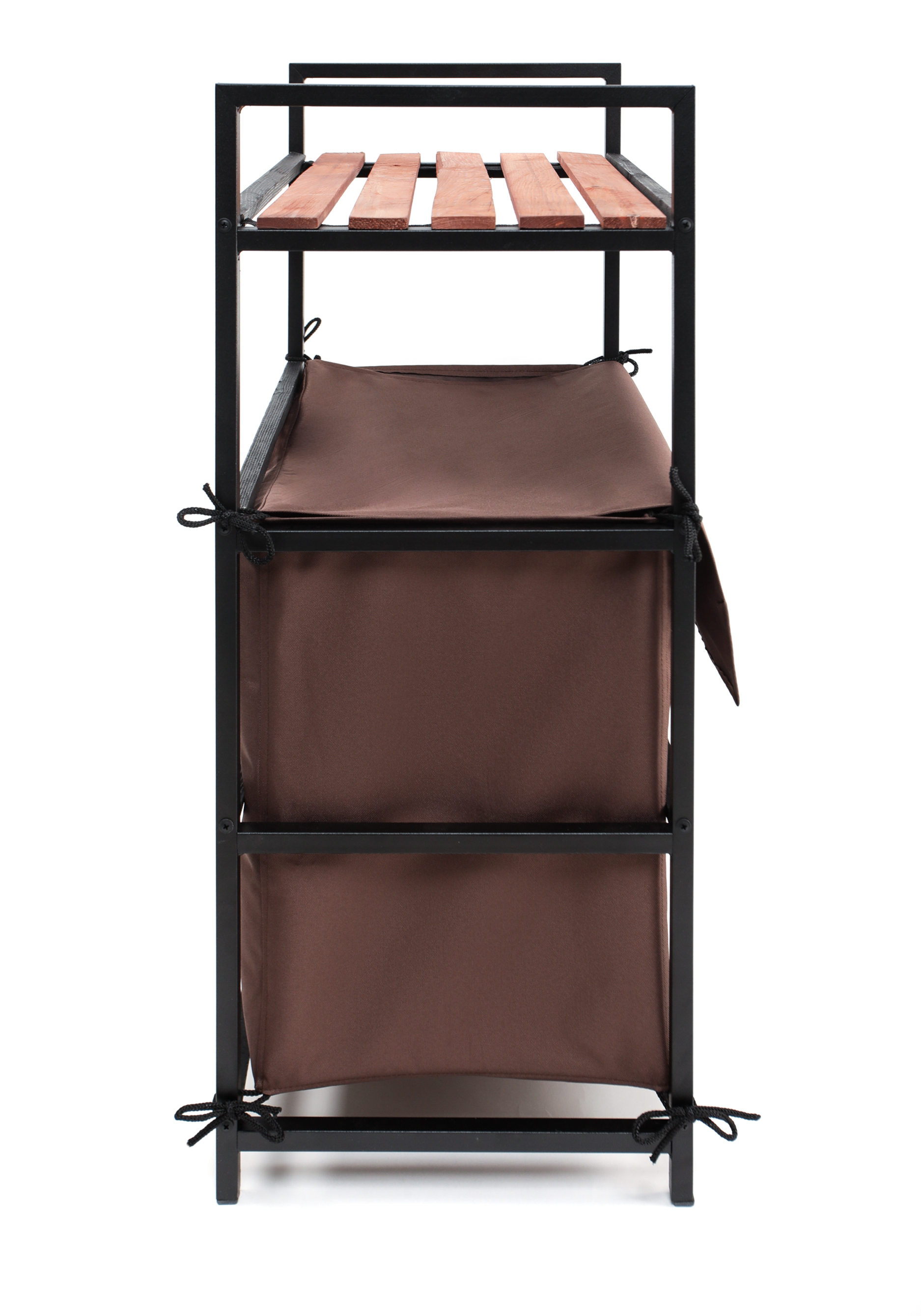 Этажерка с корзиной для белья Supra, цвет коричневый - фото 10