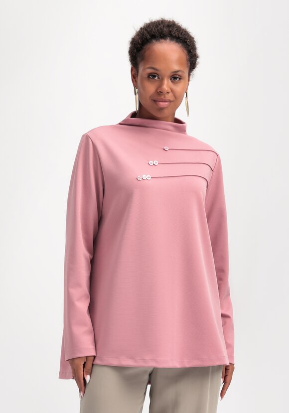 Туника свободного кроя с декором на груди шир.  580, рис. 12