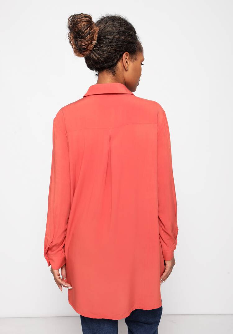 Рубашка оверсайз с декоративной отделкой шир.  750, рис. 3