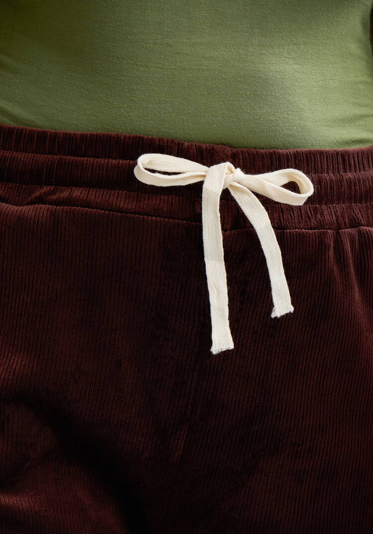 Брюки вельветовые утепленные шир.  750, рис. 17