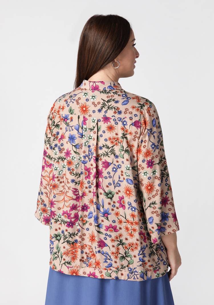 Блуза Чудесные краски шир.  750, рис. 7